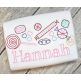 Valentine Candy Border Bean Embroidery | Machine Embroidery Designs by JuJu