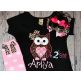 Valentine Owl Heart Applique | Machine Embroidery Designs by JuJu