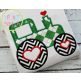 Valentine Tractor | Machine Embroidery Designs by JuJu