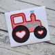Valentine Tractor | Machine Embroidery Designs by JuJu