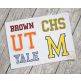I2S Varsity Filled Embroidery Font | Machine Embroidery Designs by JuJu