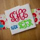 Vine Interlocking Monogram Machine Embroidery Designs by JuJu