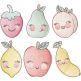 Vintage Sketch Cute Fruit Machine Embroidery Designs by JuJu
