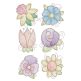 Vintage Sketch Flowers 1 Machine Embroidery Designs by JuJu