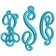 Vivian Monogram Machine Embroidery Designs by JuJu