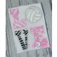 Volleyball LOVE Applique | Machine Embroidery Designs by JuJu