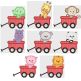 Wagon Critters 1 Applique Machine Embroidery Designs by JuJu 