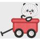 Wagon Critters 1 Applique Machine Embroidery Designs by JuJu 