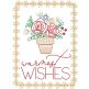                                 Best Wishes Greeting Cards 2 | Machine Embroidery Designs by JuJu
                            