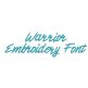Warrior Embroidery Font | Machine Embroidery Designs by JuJu