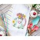 Spring Garden Sketch Watering Can | Machine Embroidery Designs by JuJu