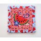 ITH Patriotic Watermelon Pot Holder | Machine Embroidery Designs by JuJu