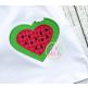Watermelon Heart Applique | Machine Embroidery Designs by JuJu
