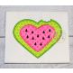 Watermelon Heart Applique | Machine Embroidery Designs by JuJu