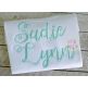 Watermelon Script Embroidery Font