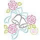 Wedding Bells Embroidery | Machine Embroidery Designs by JuJu