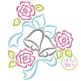 Wedding Bells Embroidery | Machine Embroidery Designs by JuJu