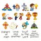 Wee Worship 4x4 Applique Machine Embroidery Designs by JuJu 