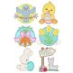 Welcome Spring Applique Machine Embroidery Designs by JuJu 