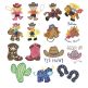 Ride Em Cowboy Applique Machine Embroidery Designs by JuJu 