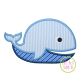 Whale 2 Applique | Machine Embroidery Designs by JuJu