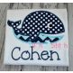 Whale 2 Applique | Machine Embroidery Designs by JuJu