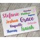 What A Time Embroidery Font