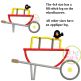 Wheelbarrow Hay Crow Applique | Machine Embroidery Designs by JuJu