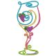 Whimsical Wine Glasses Machine Embroidery Designs by JuJu