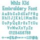 Whiz Kid Embroidery Font | Machine Embroidery Designs by JuJu
