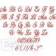 William Script Embroidery Font
