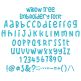 Willow Tree Embroidery Font | Machine Embroidery Designs by JuJu