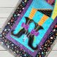 ITH Modular Witch Feet Table Runner | Machine Embroidery Designs by JuJu