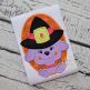 Witch Dog Oval Applique | Machine Embroidery Designs by JuJu