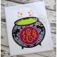 Witches Brew Monogram Applique | Machine Embroidery Designs by JuJu