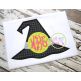 Witch Hat Monogram Applique | Machine Embroidery Designs by JuJu