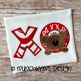 XO Peeking Bear Applique | Machine Embroidery Designs by JuJu