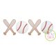 XOXO Baseball Sketch Embroidery | Machine Embroidery Designs by JuJu