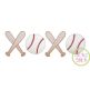 XOXO Baseball Sketch Embroidery | Machine Embroidery Designs by JuJu
