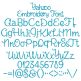 Yahzoo Embroidery Font | Machine Embroidery Designs by JuJu