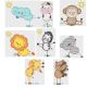Yoga Animals Applique Machine Embroidery Designs by JuJu 