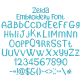 Zelda Embroidery Font | Machine Embroidery Designs by JuJu