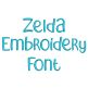 Zelda Embroidery Font | Machine Embroidery Designs by JuJu