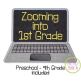 Zooming Into School Laptop Applique Design Set
