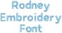 Rodney Embroidery Font | Machine Embroidery Designs by JuJu