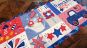 ITH Patriotic Table Runner | Machine Embroidery Designs by JuJu