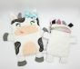In The Hoop Cow Zipper Bag | Machine Embroidery Designs by JuJu