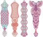 Freestanding Lace Bookmarks Machine Embroidery Designs by JuJu