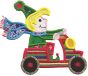 Christmas on Wheels Applique Machine Embroidery Designs by JuJu 