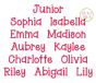 Junior Embroidery Font | Machine Embroidery Designs by JuJu